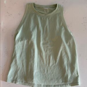 CALIA Women's Ribbed Tank Top - Light Green